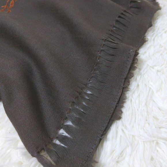 Large-size stole Patterned　 - Picture 3 of 6